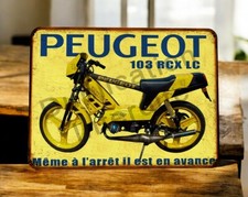 Plaque métal vintage peugeot - plaque,