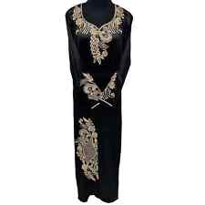 Marocain Femme Noir Vert Bleu