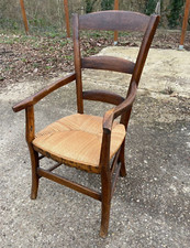 Fauteuil de campagne en chêne