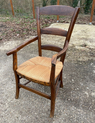Fauteuil campagne chêne - en,