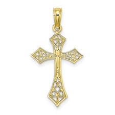 Pendentif Double Croix En