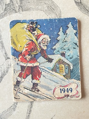 Ancien calendrier miniature