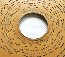 ORGAN disque HEROPHON organette carton disque carré orgue de rue Rare #0002