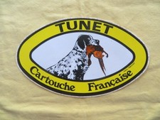 TUNET cartouche française - autocollant