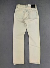 Jean Baggy Taille Haute Levi's Made & Crafted 501 W25 L30 Blanc Lightwash Street