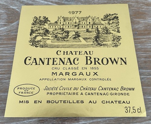 étiquette château - de,