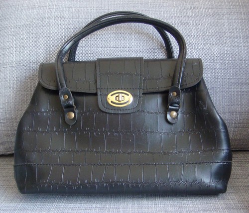 Sac main vintage noir - vintage,