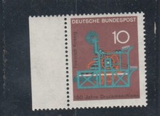 L7011 ALLEMAGNE RFA TIMBRE N° Y&T 411 de 1968 " machine a imprimer " Neuf**