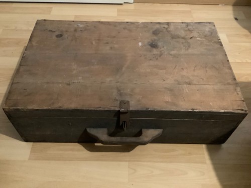 Ancienne valise en - valise, bois