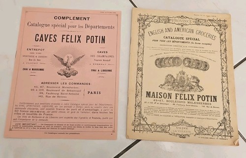 Ancien catalogue felix potin - ,