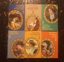 Anne Perry : Traitors gate - Ashworth hall - Half moon street - lot de 6 livres