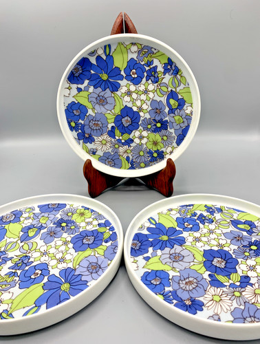 Assiettes porcelaine à - 3, en