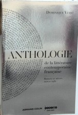 Anthologie De La Littérature Contemporaine Française Romans  Récits Depuis 1980