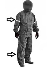 Ensemble Pantalon  + Veste avec Sac de transport Etanche Moto Scooter Quad 