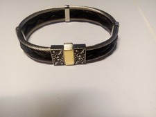 Bracelet ALBANU CRIN DE CHEVAL TRESSER CABLE GRAVER MAGNIFIQUE