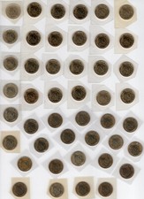 Lot de 45 pièces de 10