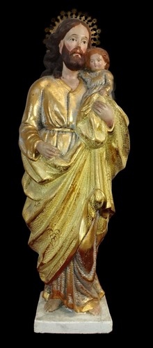 Saint joseph avec enfant - saint,