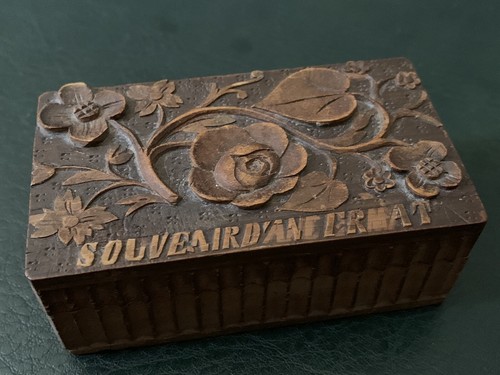 Boite timbres forêt noire - boite, à