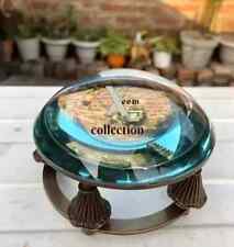 Ancienne loupe de carte, bureau presse papier loupe nautique en laiton 4"