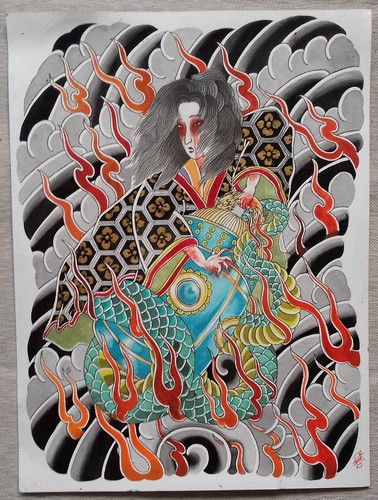 Oeuvre japonnaise moderne - oeuvre,