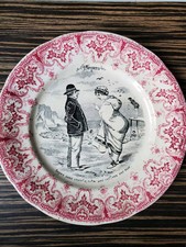 Lot 4 assiettes parlantes