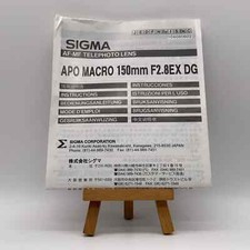 Sigma APO Macro 150Mm F2.8EX DG AF-MF Téléobjectif Manuel D'Utilisation Allemand