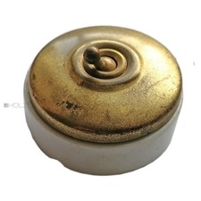 Interrupteur Antique En Laiton