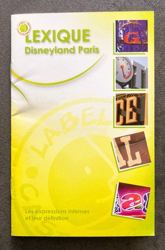 Disneyland paris lexique - disneyland,