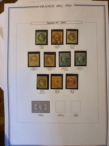 Anciens timbres france - timbres, de