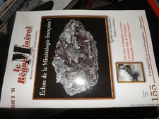 42§§ Revue Le Regne Mineral n°155 Antimoine en Creuse / Epidote ou Clinozoisite