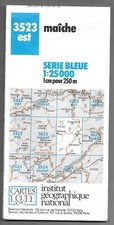 CARTE IGN SERIE BLEUE . 3523