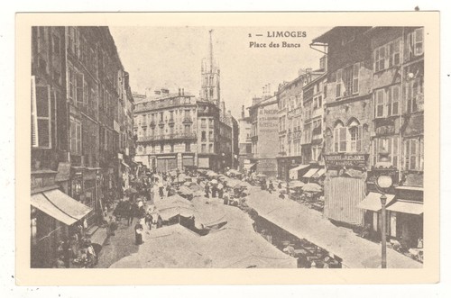 Cpa limoges place - cpa, de