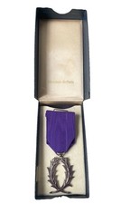 Palmes Académiques Chevalier médaille en Argent émaillée Monnaie de Paris