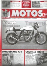 MOTOS D'HIER N°144 TRIUMPH SIXTIES / MOTOBECANE K31 / GNOME & RHONE 500 CV2
