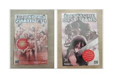 Lot L'attaque des titans SNK Tome 33 et 34 En edition limitée collector - Neuf s