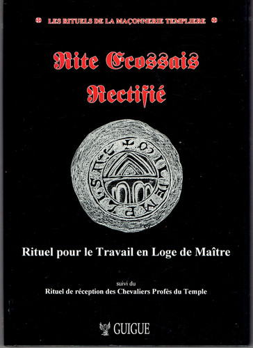 Rite ecossais rectifié rituel - rite,