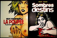  LOT DE 2 BD ADULTE "SOMBRES DESTINS "et  " LA POUPEE " Occasion en tb
