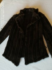 veste de lapin / vison véritable - tricoté - taille 38, neuve - jamais portée