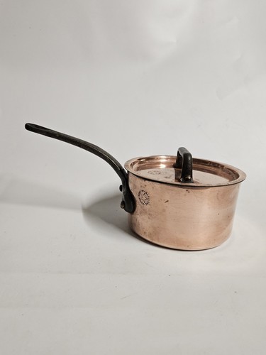 Casserole ancienne cuivre - casserole,