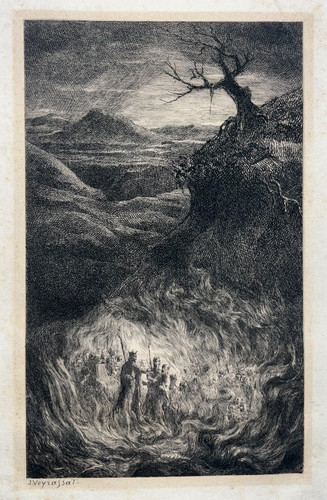 Supplice judas gravure eau - supplice,
