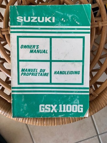 Suzuki gsx 1100 manuel - gsx,