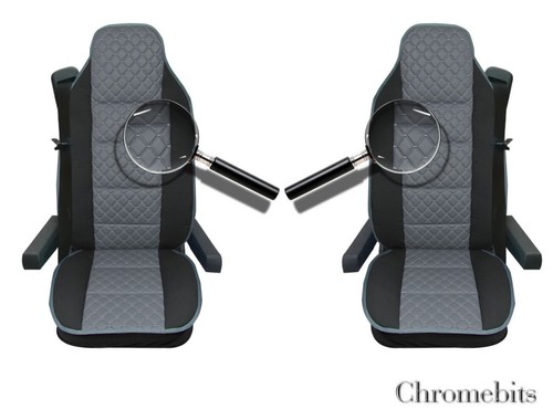 Premium gris simili cuir - simili,