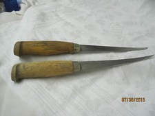 Vintage Finland J. Marttiini Puuko 2 stainless Filet Hand Ground whale on handle