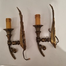 2 Ancienne applique murale en