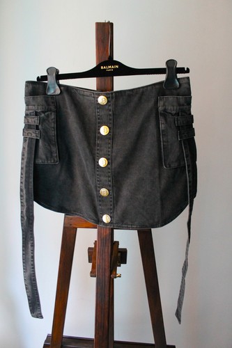Balmain jupe jean neuve - jupe,