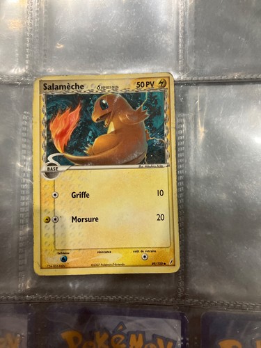 Carte pokémon salamèche - carte,