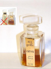 30 ml MA GRIFFE de CARVEN  ancien flacon parfum  base 3,4 cm