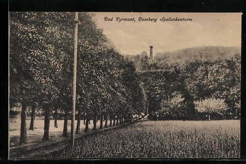 Carte postale bad pyrmont - postale,
