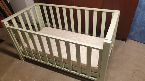 Lit bébé bois avec - bébé,