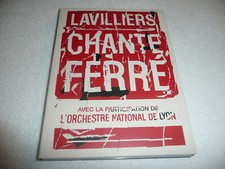 DVD : LAVILLIERS CHANTE FERRE -  BERNARD LAVILLIERS -- DVD